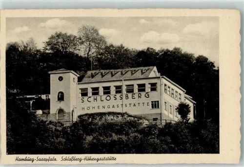 Homburg Schlossberg Höhengaststätte Gasthaus Konzert Tanz Bahnpost