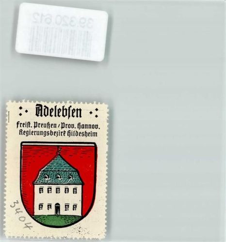 Adelebsen Wappen Kaffee Hag Nr.2 ca. 1920-1940
