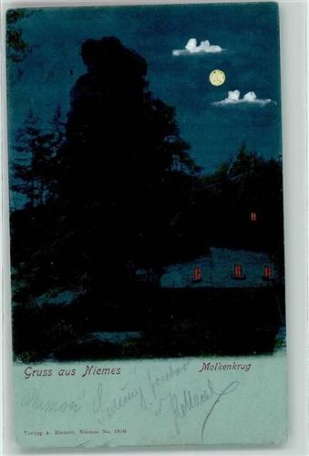 Niemes Mimon 1902 Mondschein Molkenkrug