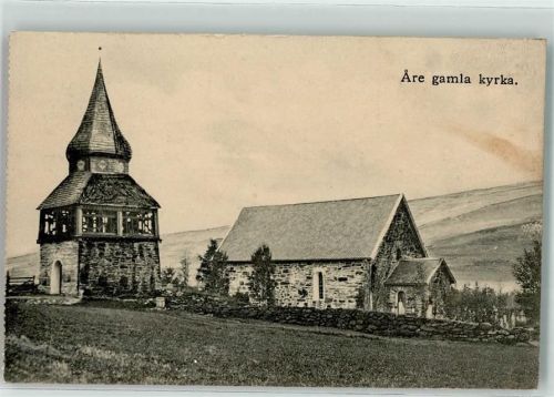 Are Skandinavien Are gamla kyrka Alte Kirche