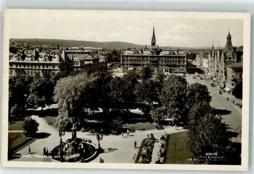 Sundsvall Skandinavien Vängavan och torget