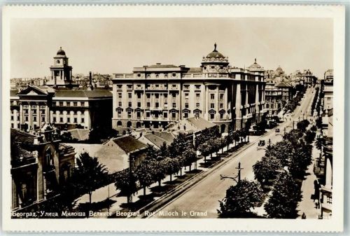Beograd Belgrad - Rue Miloch le Grand Oldtimer