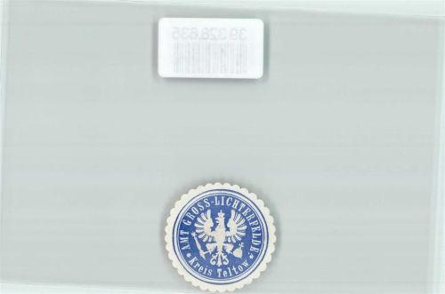 Lichterfelde Amt Gross-Lichterfelde Kreis Teltow