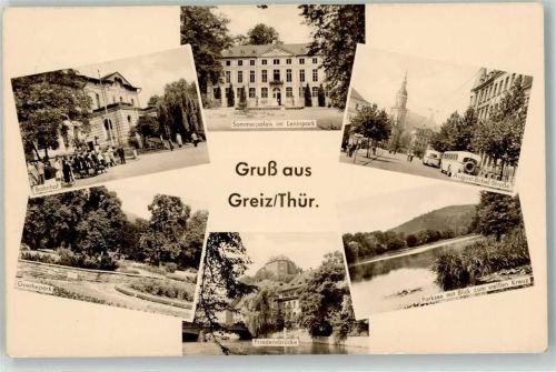 Greiz Sommerpalais Bahnhof Goethepark Friedensbrücke