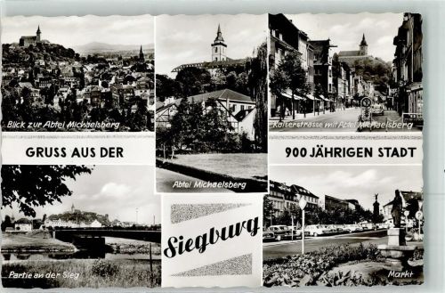 Siegburg Abtei Michaelsberg Markt Sieg Pldtimer VW Käfer