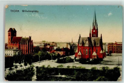 Thorn Torun 1915 Gebrauchsspuren Wilhelmsplatz