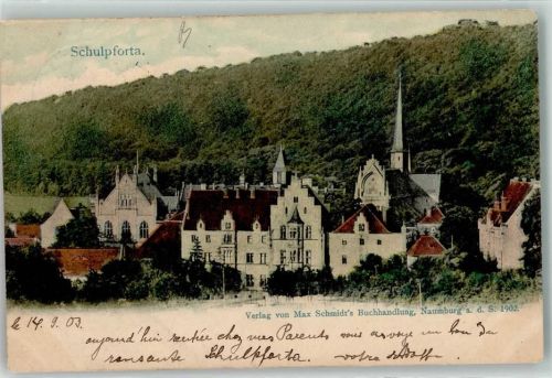 Naumburg 1903 Stiftung Schulpforta