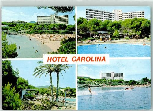 Mallorca - Hotel Carolina Palmen Pool Wasserski Boot Sport Cala Ratjada