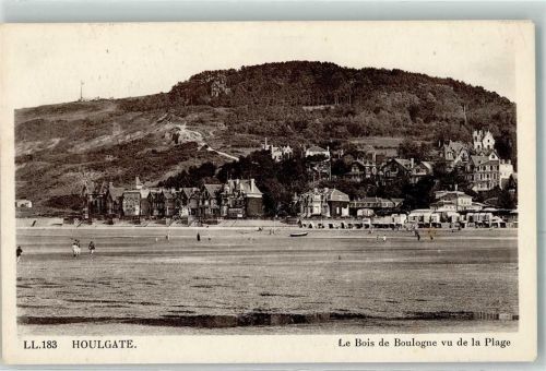 Houlgate le Bois de Boulogne vu de la Plage