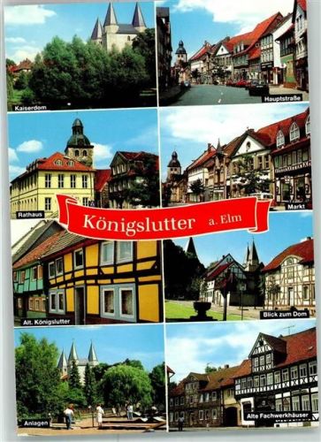 Königslutter Kaiserdom Rathaus Alte Fachwerkhaus Markt