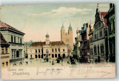 Magdeburg 1901 Alter Markt