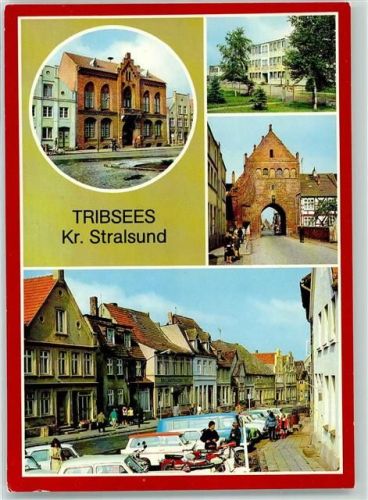 Tribsees Rathaus Steintor Wladimir-Komarow-Oberschule Karl Marx-Straße