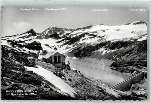 Rudolfshütte 2315 m Bergstation Weiss See Seilbahn Tauernkogel Kalser Bärenkopf Granatspitze Sonnblick