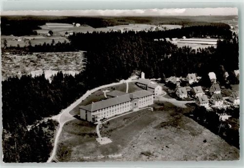 St. Georgen Fliegeraufnahme Blick aufs Krankenhaus