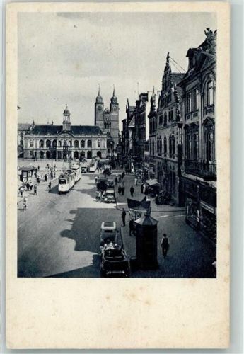 Magdeburg Alter Markt Straßenbahn Magdeburger Dom
