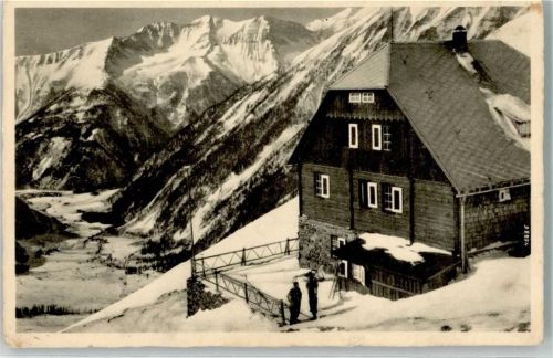 Mallnitz Winter Alpenhaus Hochalmblick mit Blick ins Tal