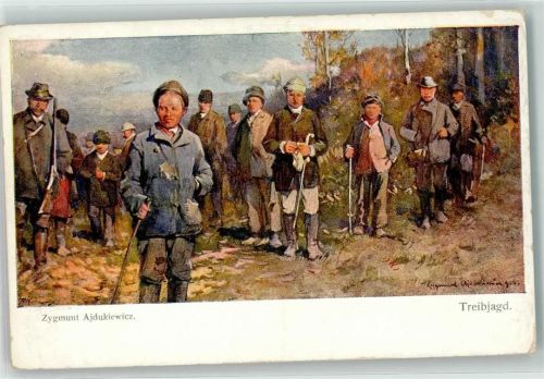 Zygmunt Ajdukiewicz Treibjagd Nr 1065
