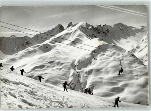 Valloire Setaz 2400 m Skigebiet Schnee Winter Lift Ski Sport