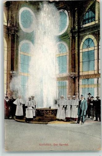 Karlovy Vary 1912 der Sprudel
