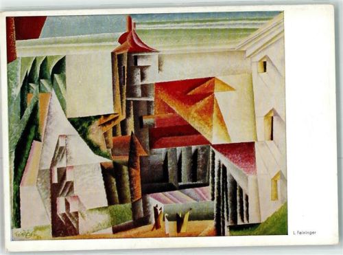 Wuppertal Kirche sign.Lyonel Feininger Städtisches Museum