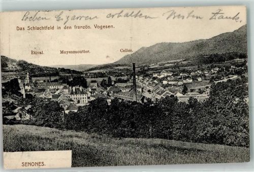 Senones 1915 Etival Moyenmoutier Celles