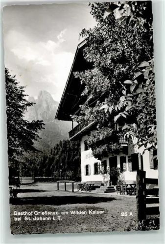 St. Johann Gasthaus Grießenau am Wilden Kaiser Hüttenstempel