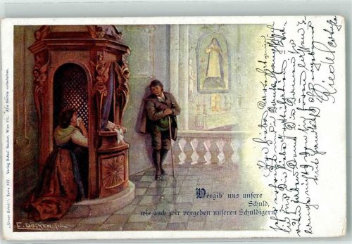 1900 Gebet Vergib uns unsere Schuld Verlag Neuber Serie XIV