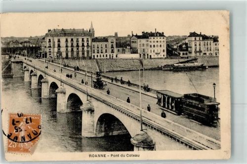 Roanne Pont du Coteau Straßenbahn