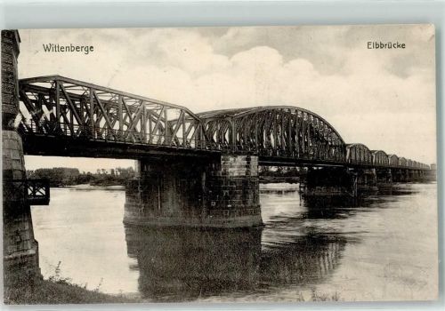 Wittenberge 1916 Elbbrücke