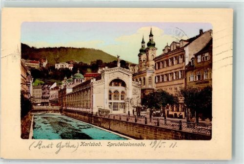 Karlovy Vary 1911 Sprudelcolonnade