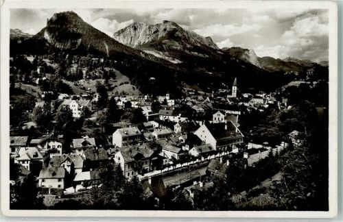 Bad Aussee mit Tressenstein und Trisselwand