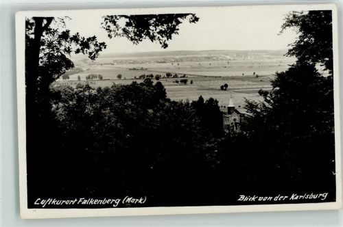 Falkenberg Bllick von der Karlsburg