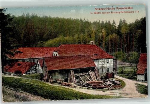 Eisenberg Froschmühle im Mühltal zwischen Eisenberg Klosterlausnitz