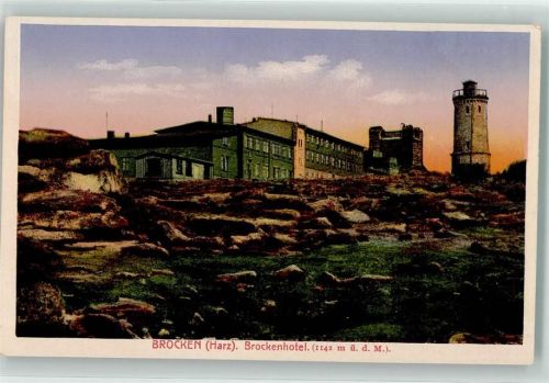 Brocken Brockenhotel und Aussichtsturm
