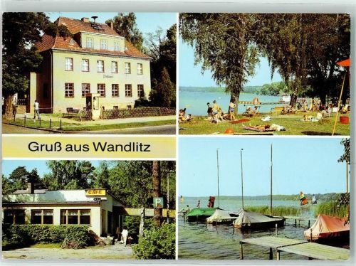 Wandlitz Postamt Strandbad Cafe Strietzel Segelhafen Wandlitzsee