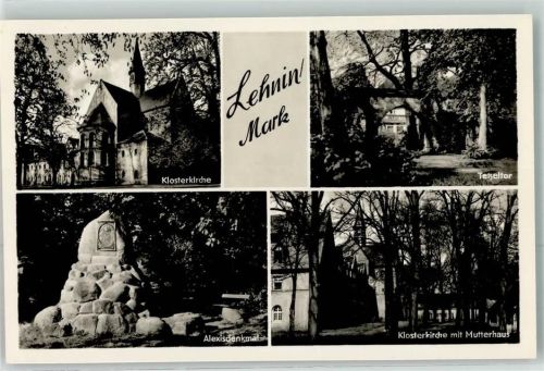Lehnin Klosterkirche Alexisdenkmal Tetzeltor