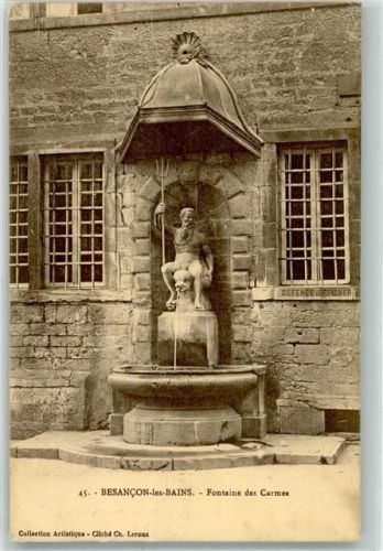 Besancon 1911 Fontaine des Carmes