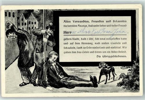 Beileidsanzeige Humor Hund