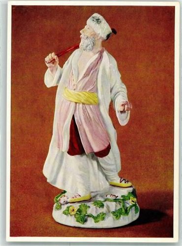 Dresden Statuette Bulgare Johann Joachim Kändler Kunstsammlung Verlag VEB Nr.9977