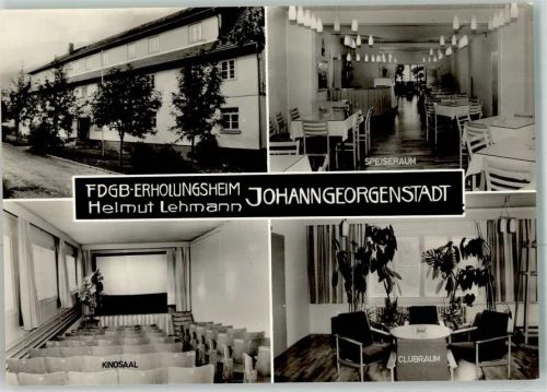 Johanngeorgenstadt FDGB-Erholungsheim Kinosaal Helmut Lehmann
