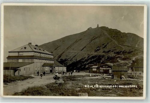 Krummhübel Schlesierhaus und Schneekoppe