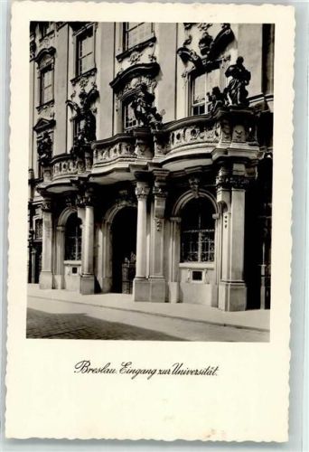 Breslau Eingang zur Universität