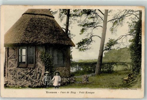 Veron 1905 Parc de Bizy Petit Kiosque Kinder