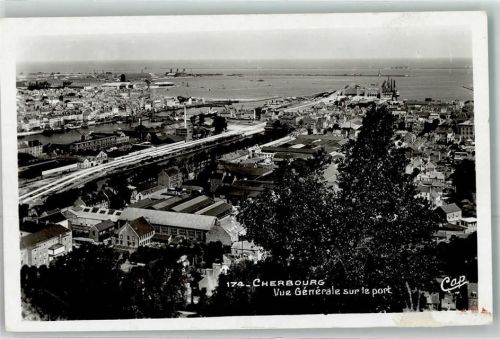 Cherbourg-Octeville Blick zum Hafen