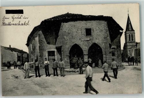 Vigneulles-les-Hattonchatel 1915 Schloss Ort handschriftlich