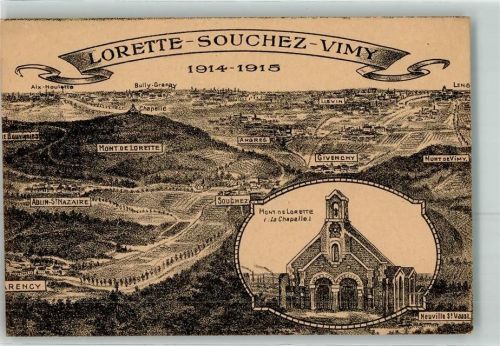 Souchez 1916 Mont de Lorette la Chapelle