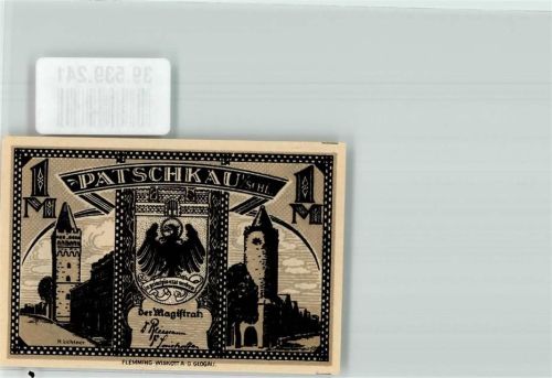 Patschkau Notgeld 1 Mark
