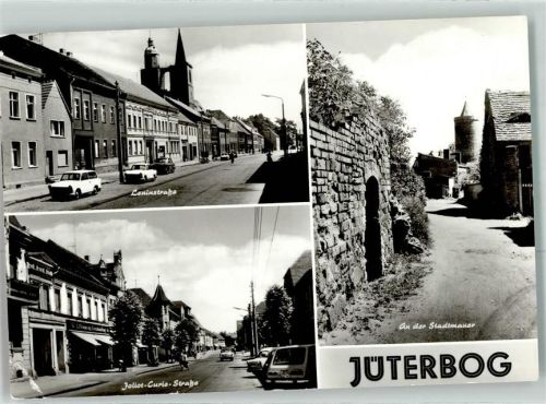 Jüterbog Leninstraße Joliot-Curie-Straße Stadtmauer