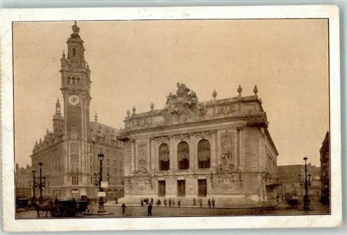 Lille 1917 Neue Börse u. Deutsches Theater