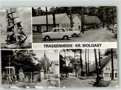 Trassenheide Segelschulschiff Wilhelm Pieck Ferienlager d. Friedrich Schiller Uni. Jena